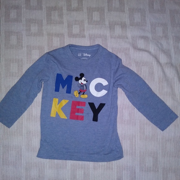 GAP Other - Baby Gap Disney MICKEY Mouse Long Sleeve Shirt